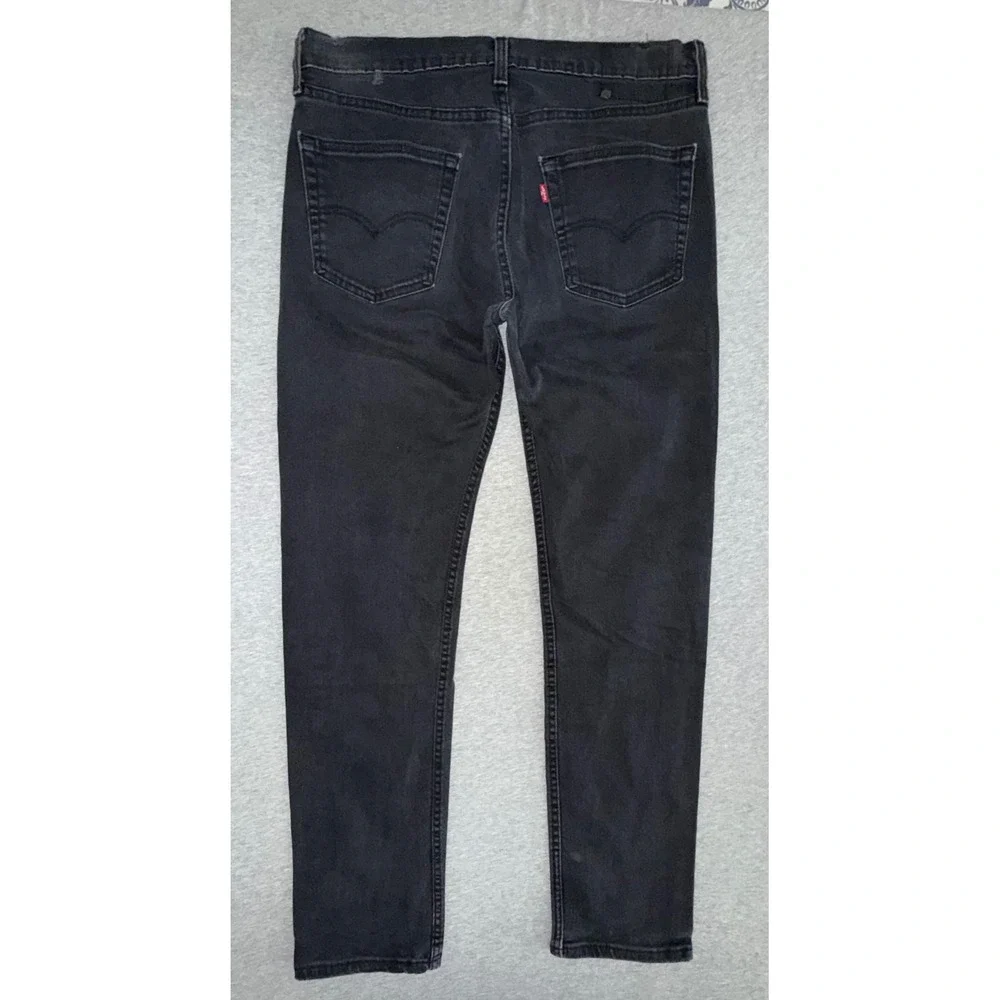 Levis 511* Slim Fit Mens 34x34 Faded Black Jeans Denim Streetwear *SEE NOTES